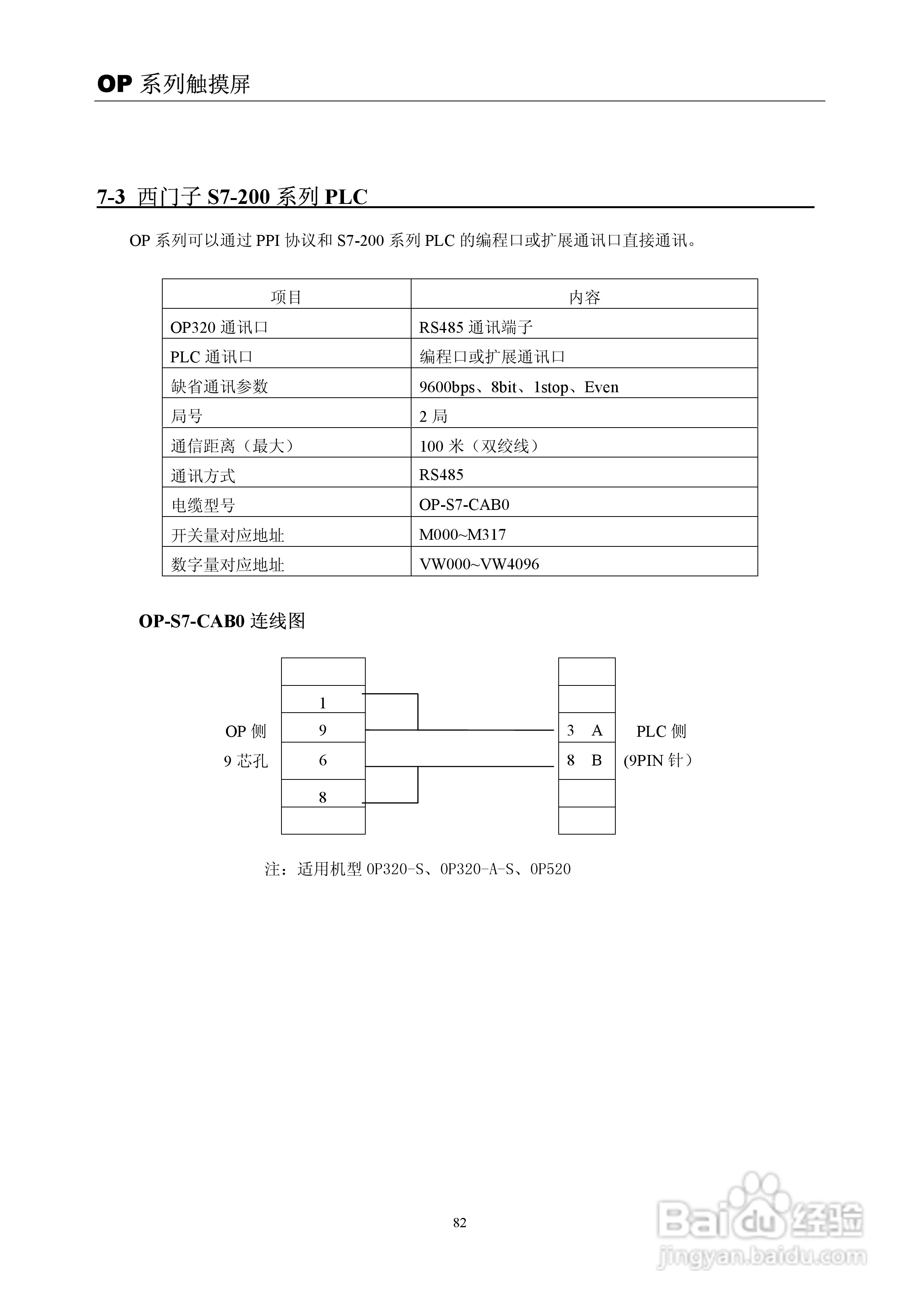 信捷电子OP系列文本显示器使用手册:[9]
