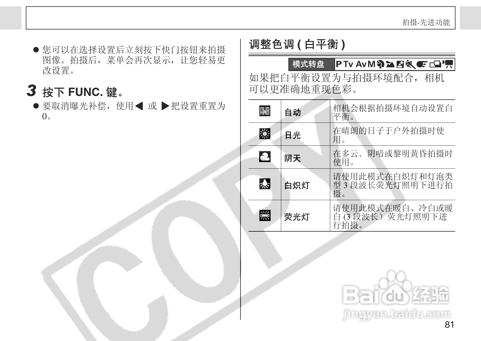 佳能PowerShot A75数码相机使用说明书:[9]
