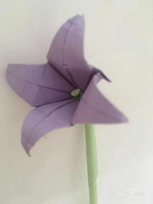 一朵漂亮的水仙花怎样用彩纸折叠 百度经验