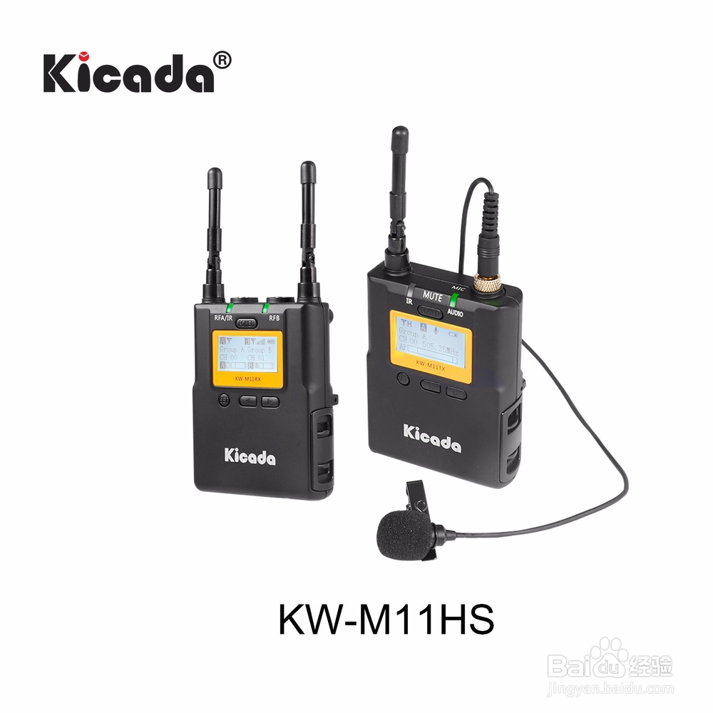 Kicada咔达KW-M11无线麦克风使用说明