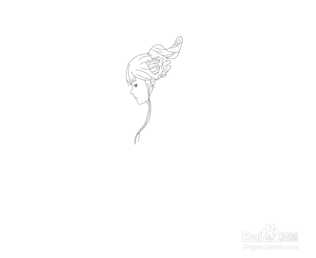 古风仙女少女心简笔画如何画