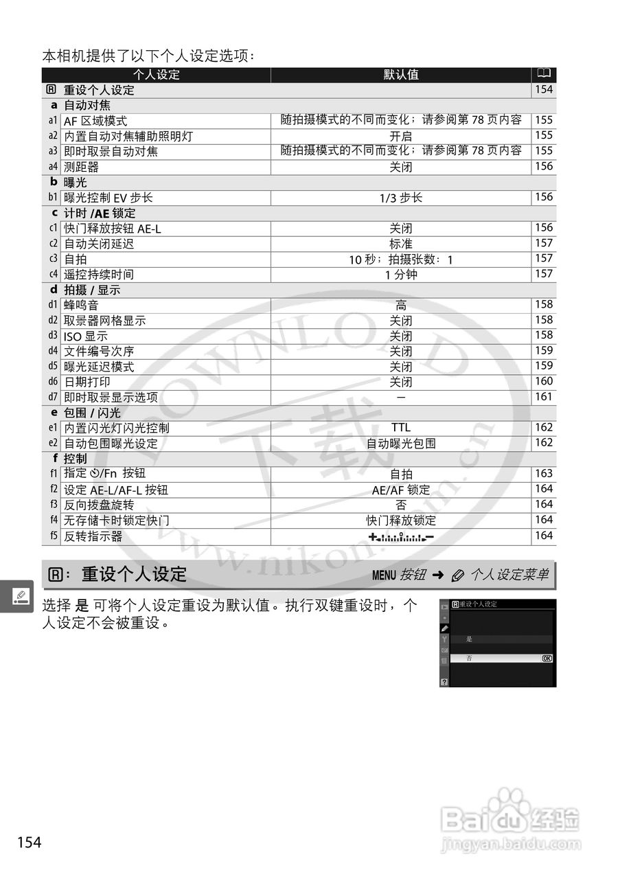 尼康D5000数码相机使用说明书:[18]