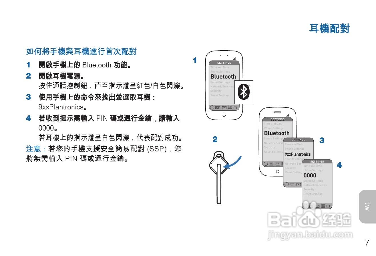 Plantronics Discovery 975蓝牙耳机使用手冊:[2]