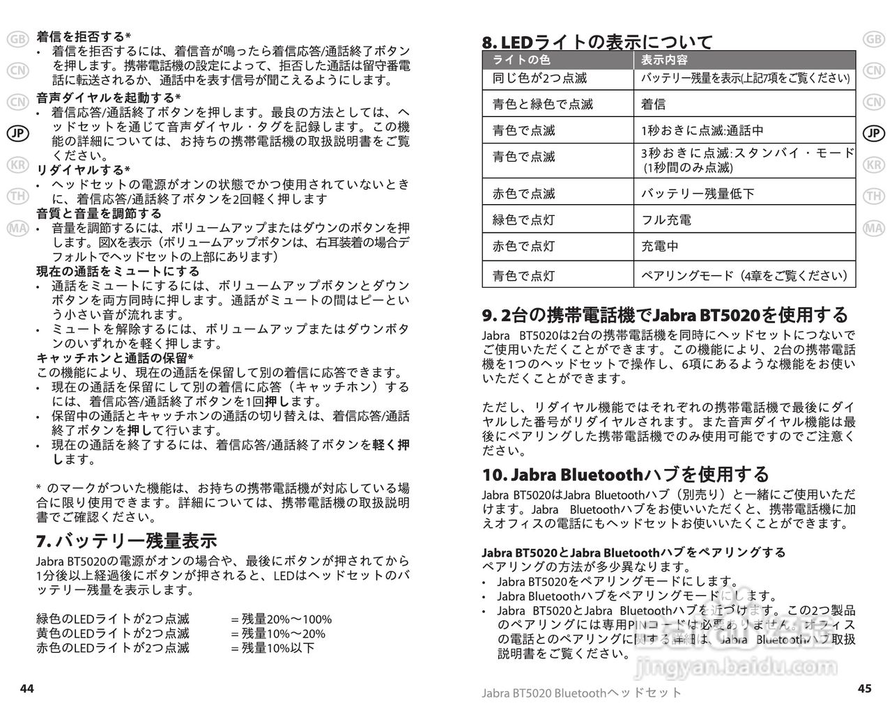 Jabra BT5020蓝牙耳机使用手冊:[3]