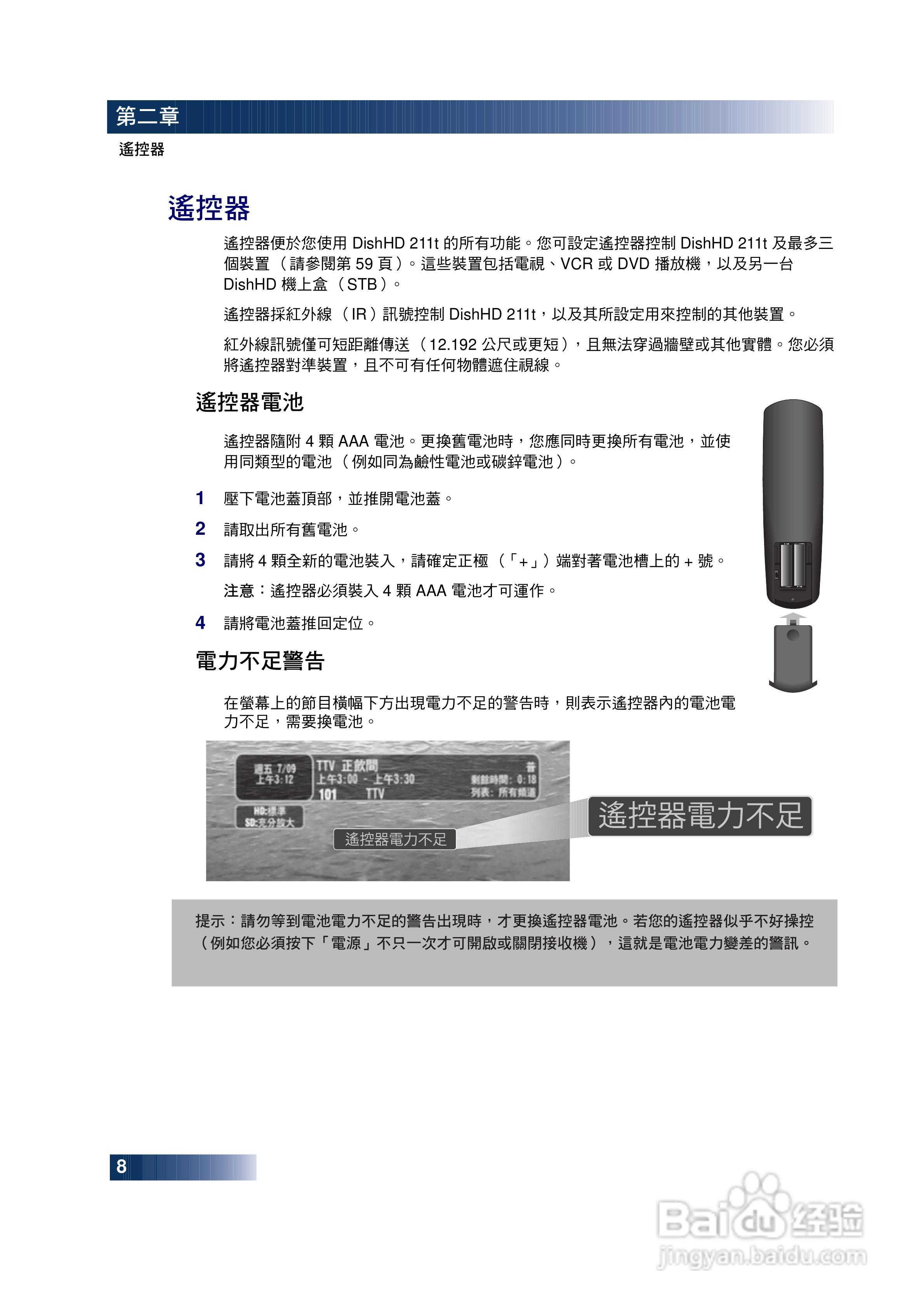 DishHD-211t型接收机使用手册:[3]