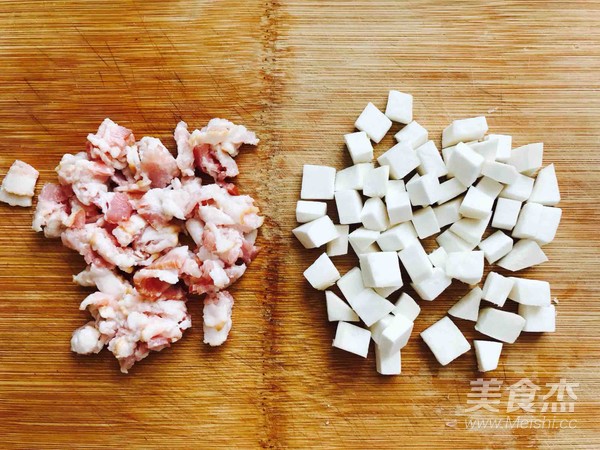 培根杏鲍菇酱油炒饭