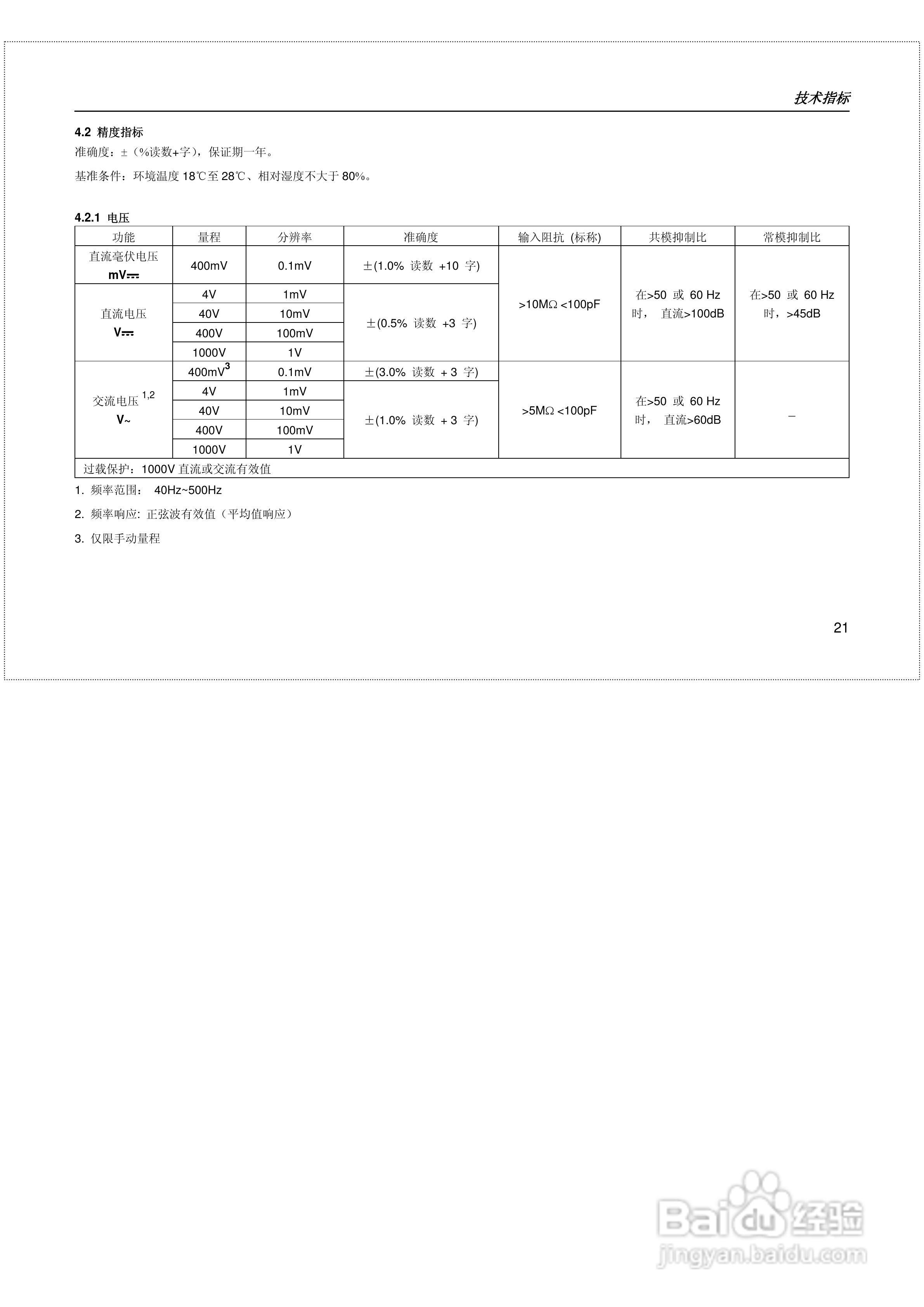 华仪MS8217数字多用表使用说明书:[3]