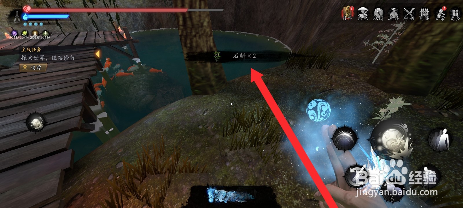 捕盗行纪如何获取到2株石斛药材