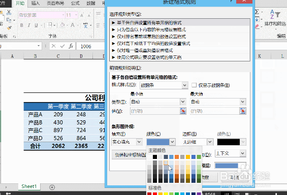 Excel 如何能够把年利润统计表做的非常的美观
