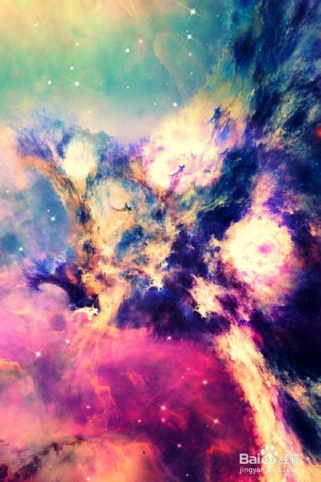 用美图秀秀制作星光图