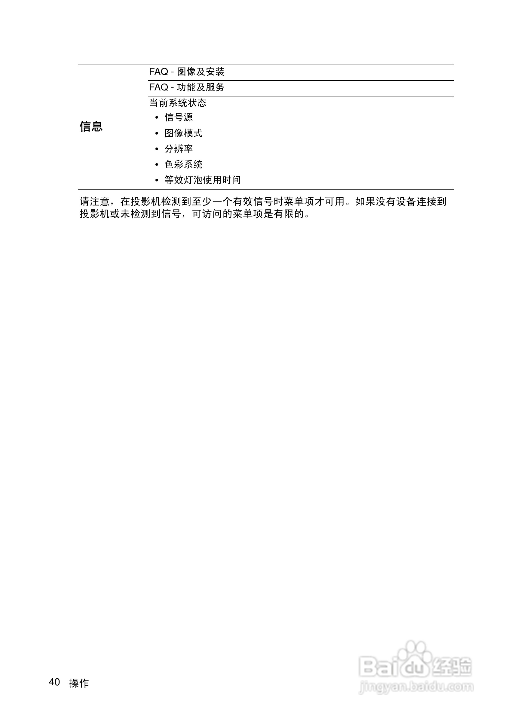 明基MP511投影仪使用说明书:[4]