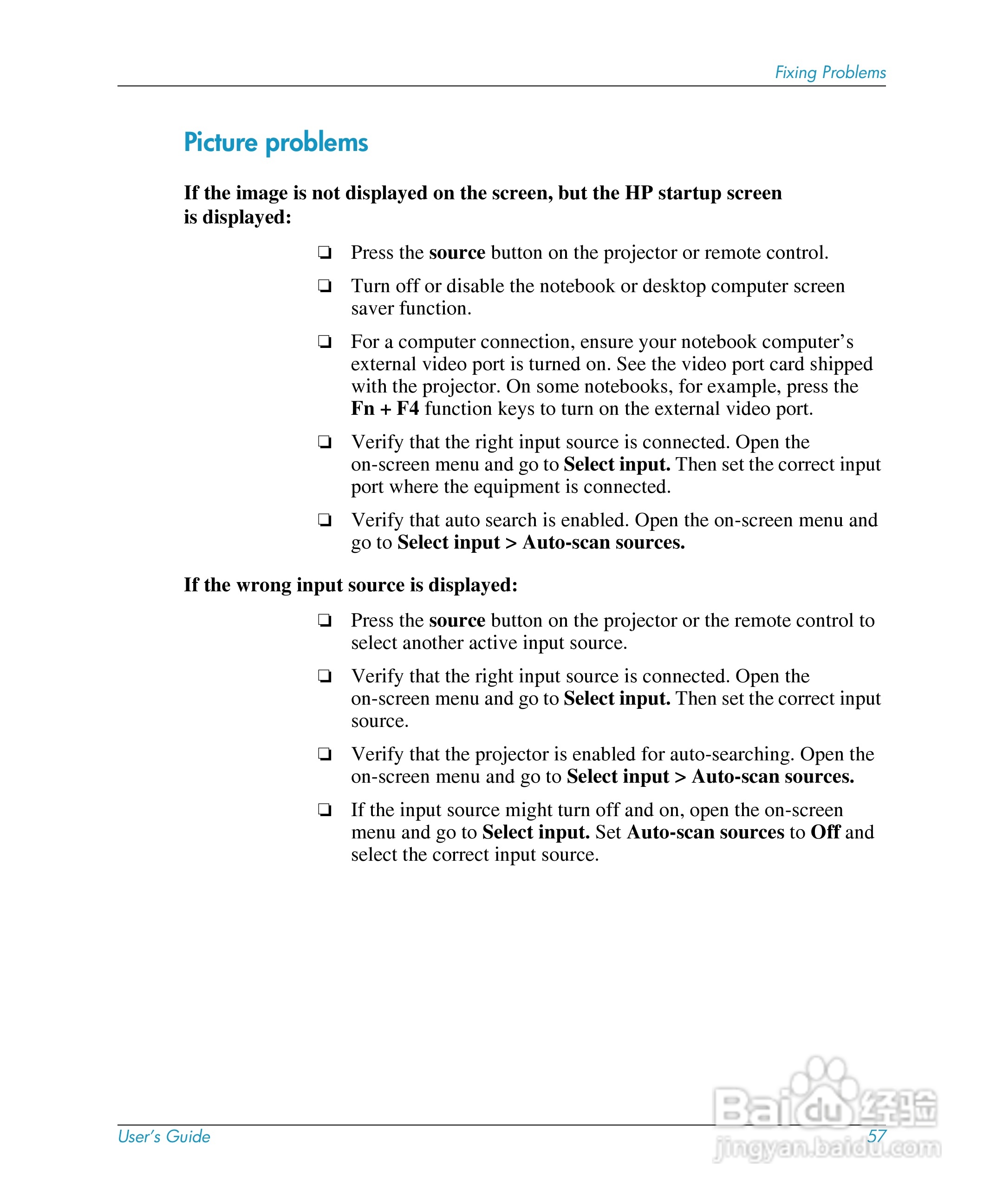 惠普(康柏) HP mp3220 Digital Projector投影机说明书:[6]