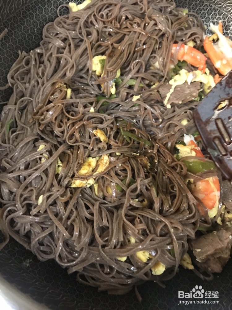 在家也能做的炒荞麦面