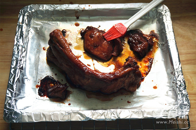 自制腌肉酱烤排骨