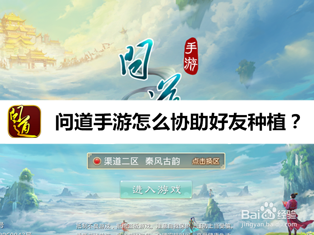 问道手游怎么协助好友种植