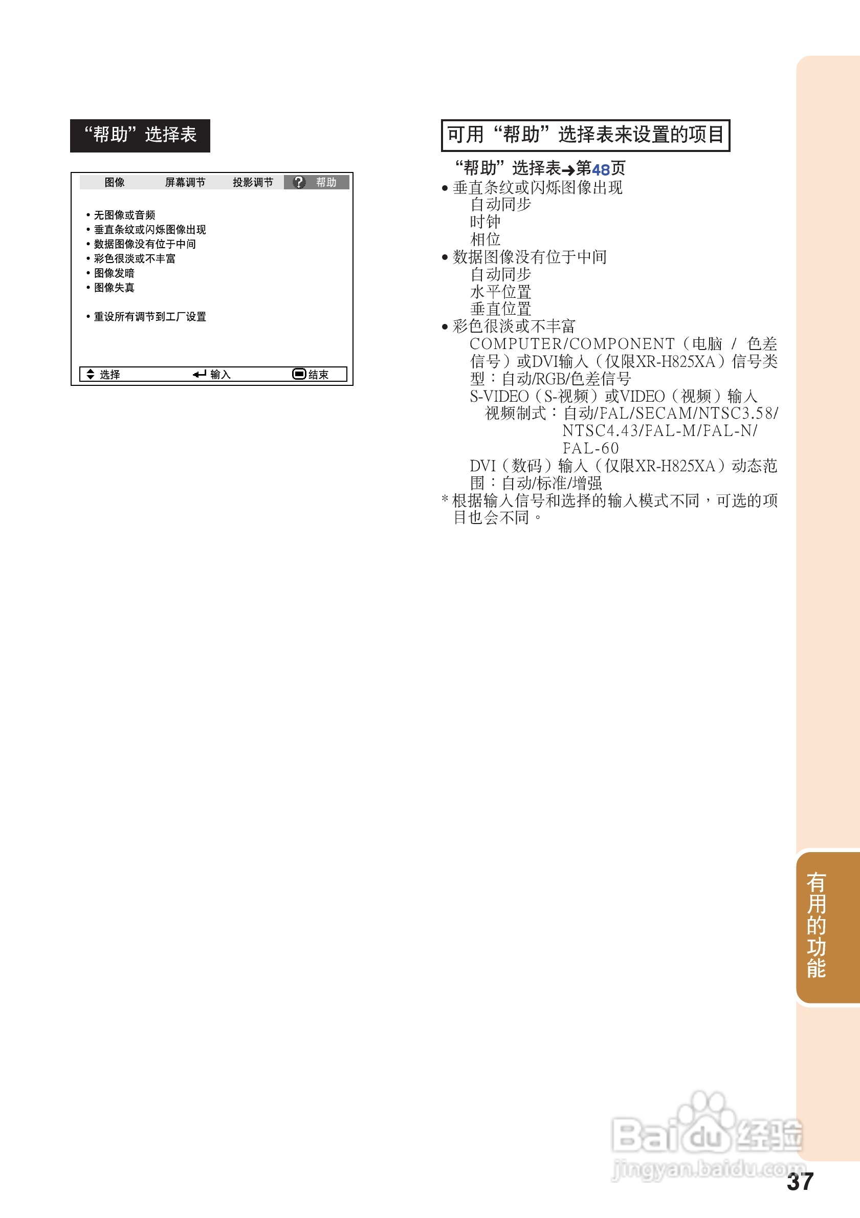 夏普XR-M825XA投影机使用说明书:[4]