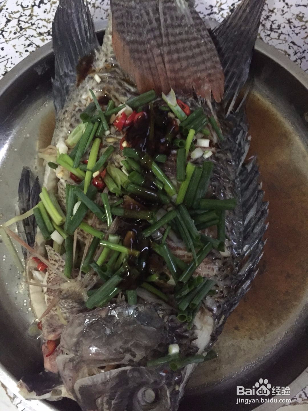 一道小菜--好吃的清蒸罗非鱼