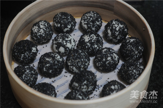 黑芝麻红薯糯米果子