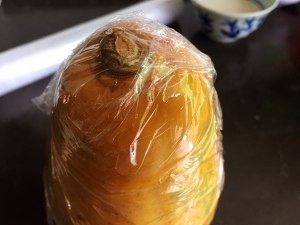 木瓜牛奶冻微波炉版、材料极简）