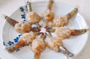 花开富贵虾的做法