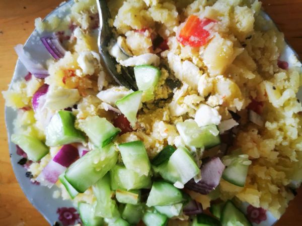 土豆泥蔬菜沙拉