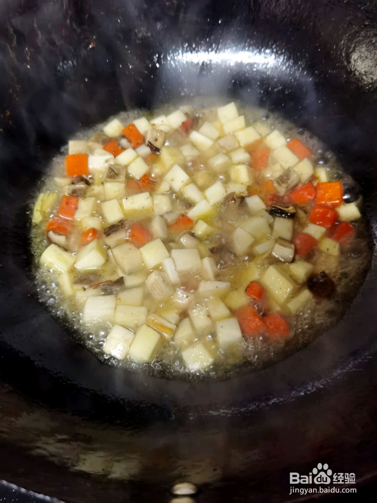 杏鲍菇炒鸡丁怎么做