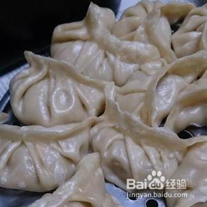 食补养生白菜猪肉饺子