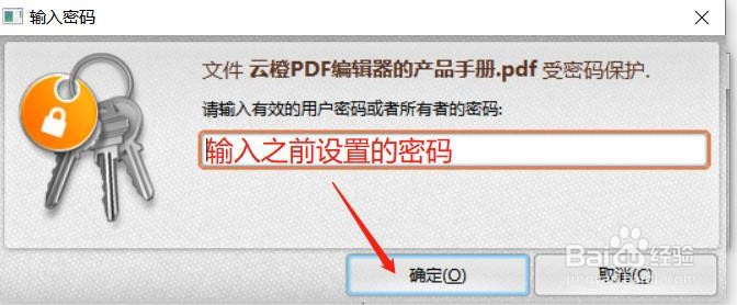 如何给PDF文件设置安全密码