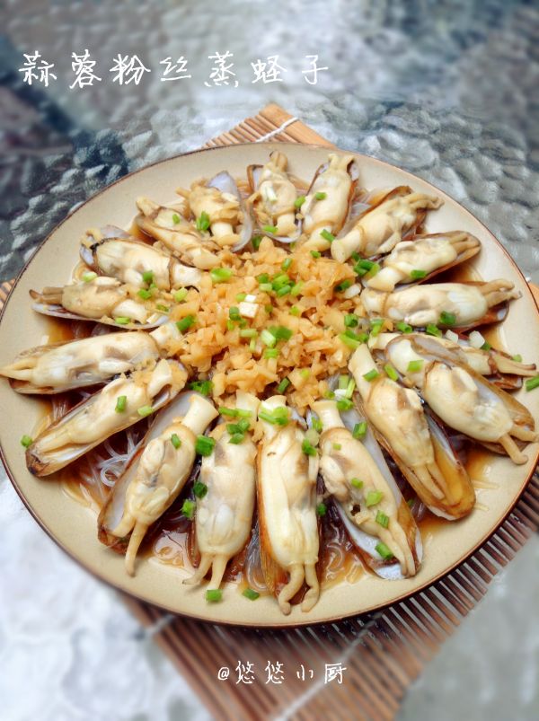 蒜蓉粉丝蒸蛏子