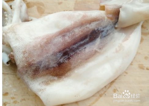 制作牡蛎鱿鱼粥