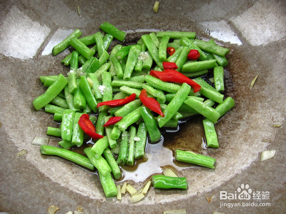 家常风味•清炒四季豆的简单做法