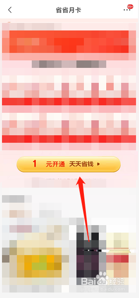 京东极速版怎么开通省钱月卡