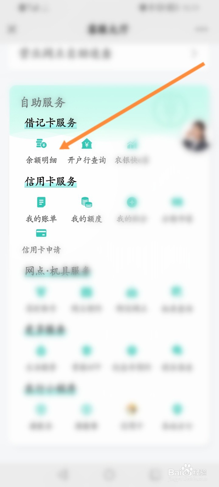 农业银行怎么查看余额明细
