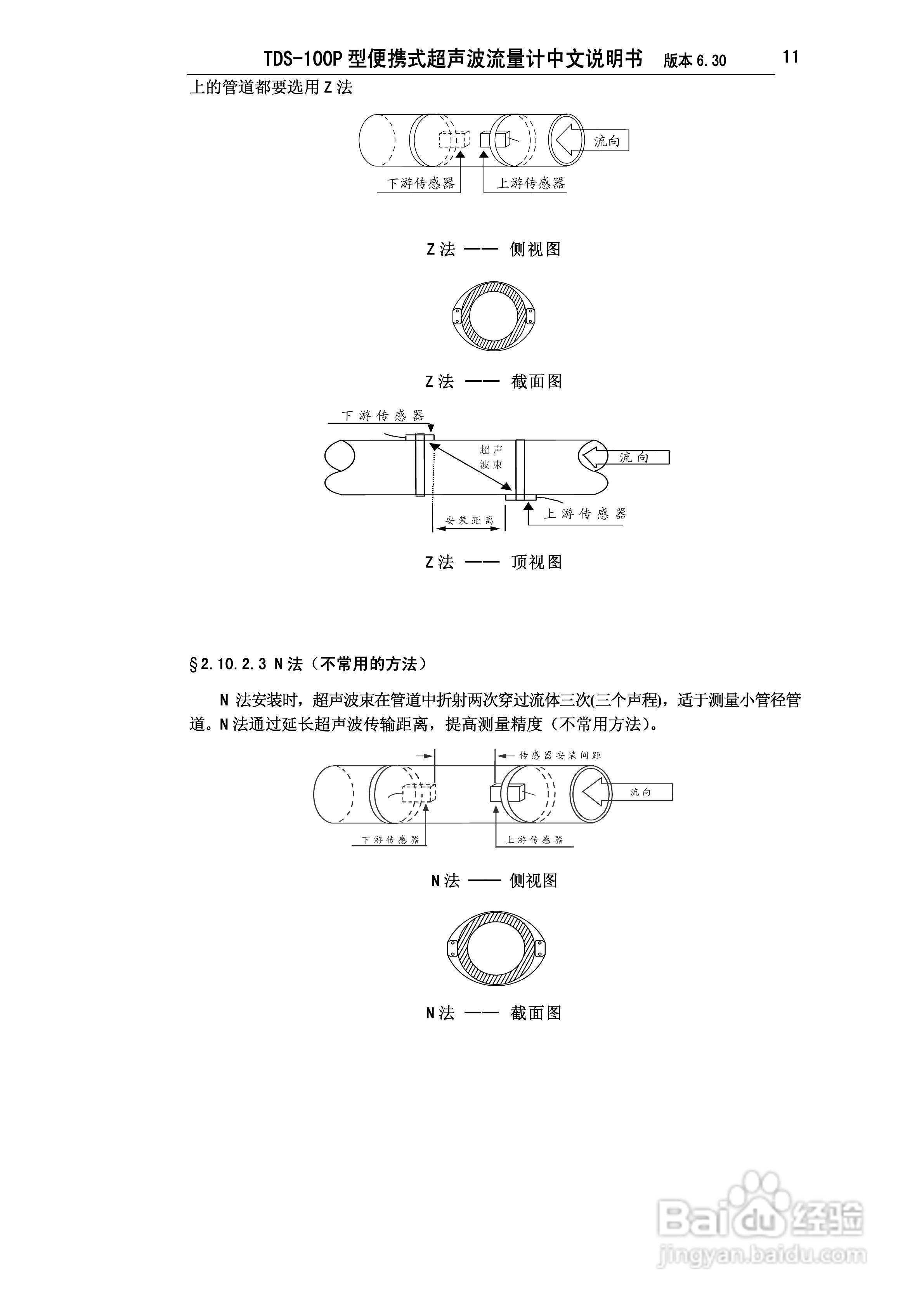TDS-100P型便携式超声波流量计中文说明书:[2]