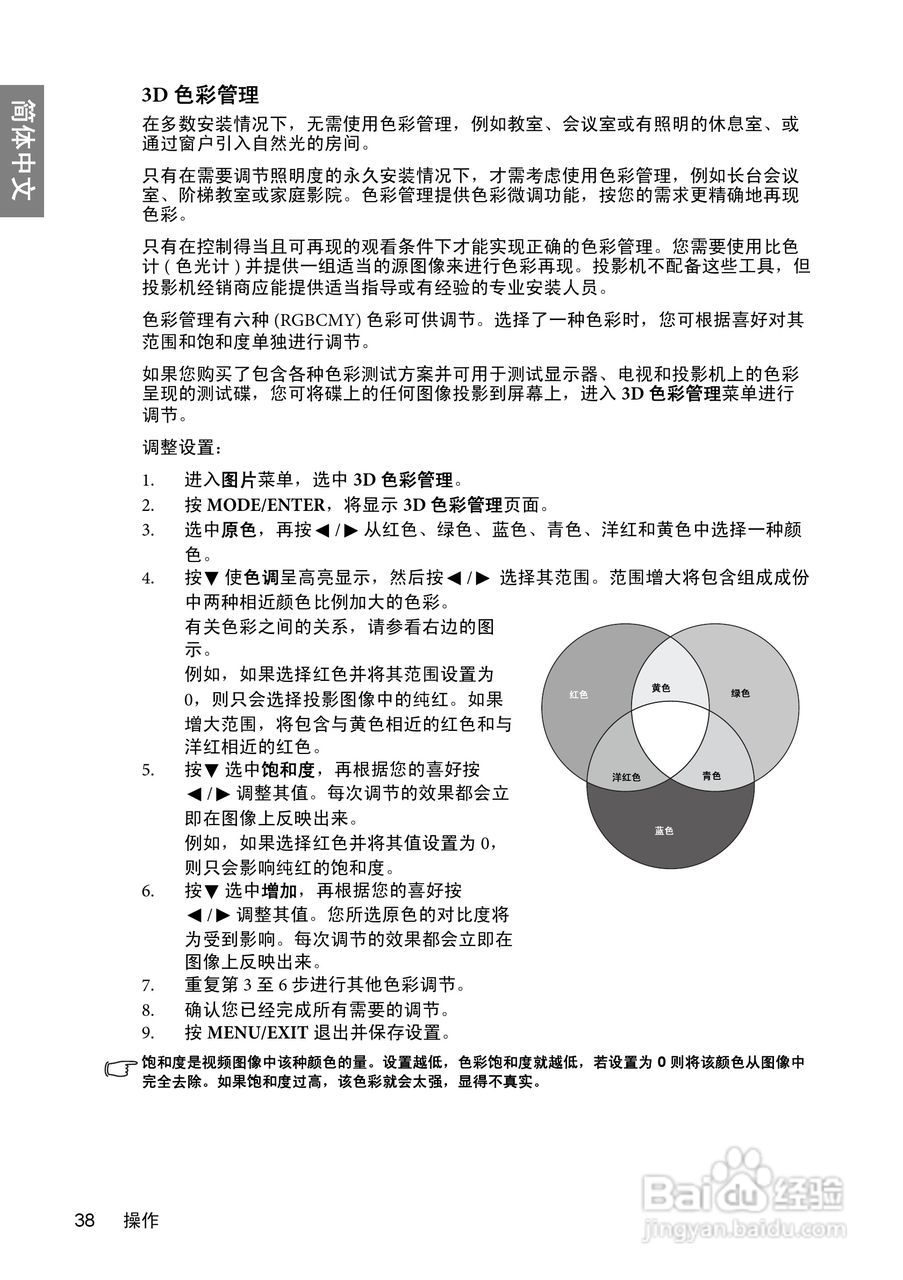 明基BenQ TH700投影机使用说明书:[4]