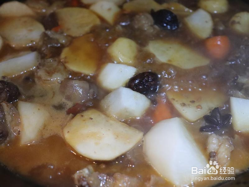 广式红焖带皮羊肉的做法