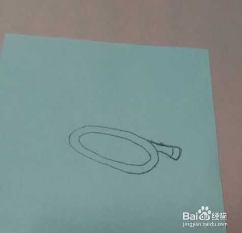 简笔画乐器小号