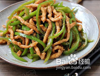家常下饭菜 青椒炒肉丝