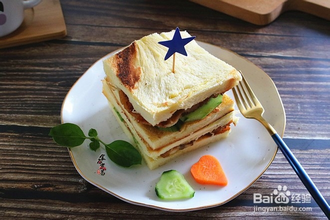 鸡胸肉三明治