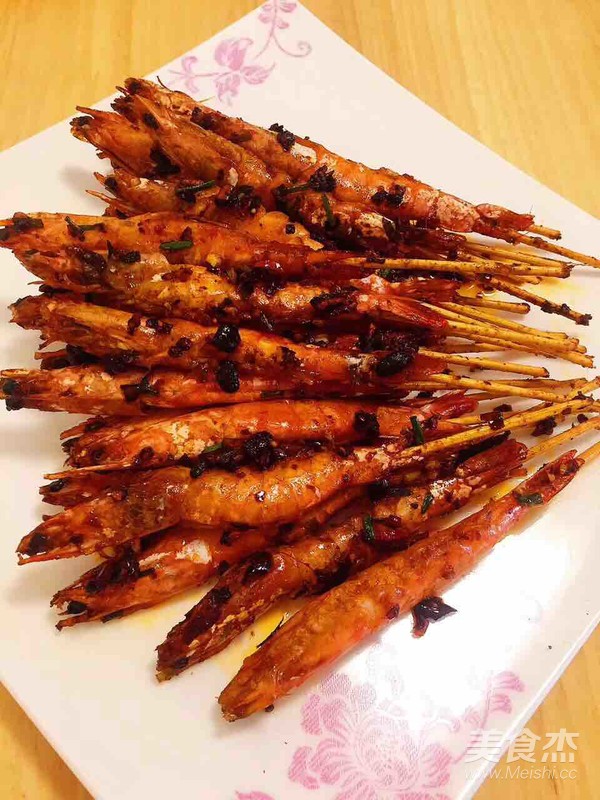 豆豉串串虾的做法