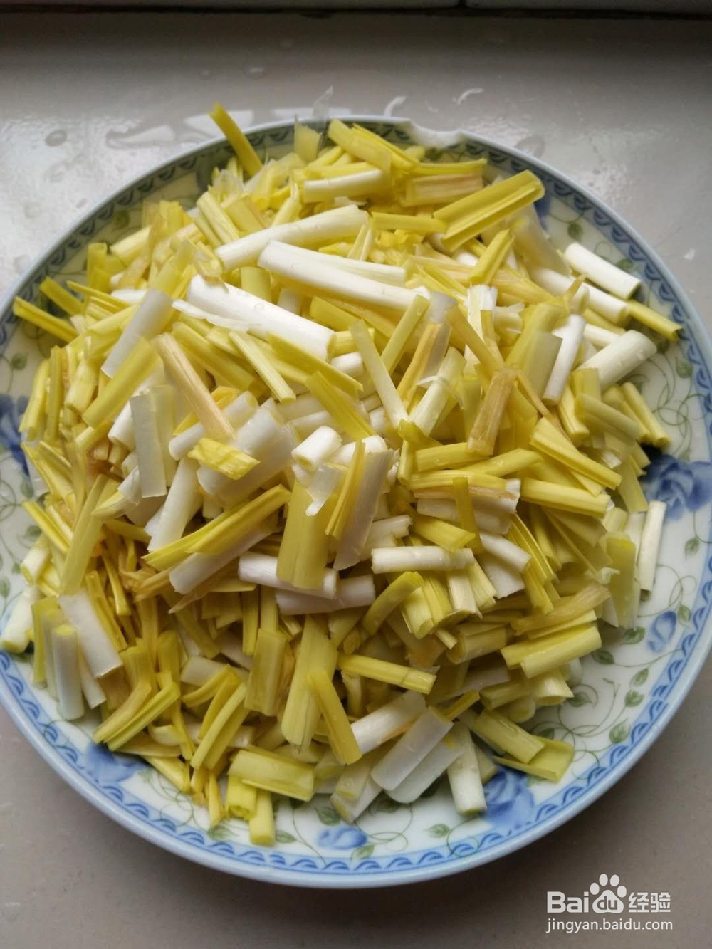 私房菜——蒜黄炒鸡蛋。