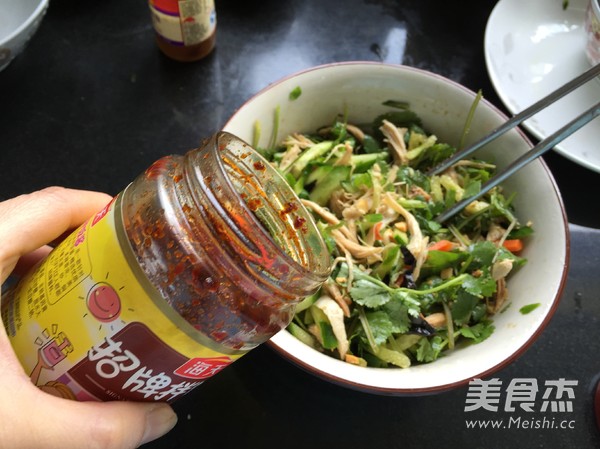 鸡丝拌黄瓜的做法