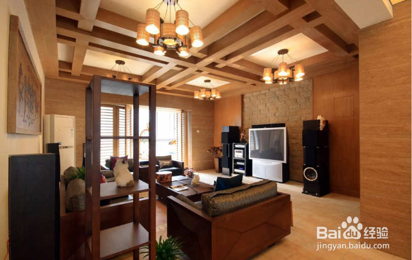 客厅装修，东南亚风格的4点标志性元素