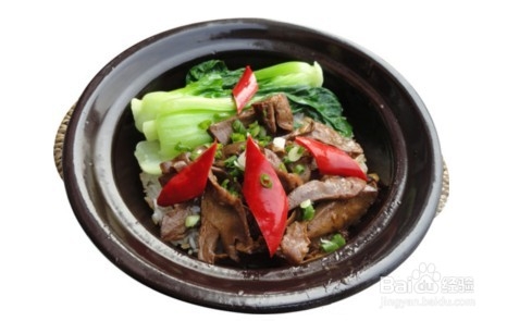 彩虹帽教你用煲仔饭机做麻辣猪心煲仔饭
