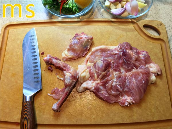 葱香黑胡椒鸡腿