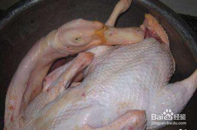 好吃的银杏蒸鸭