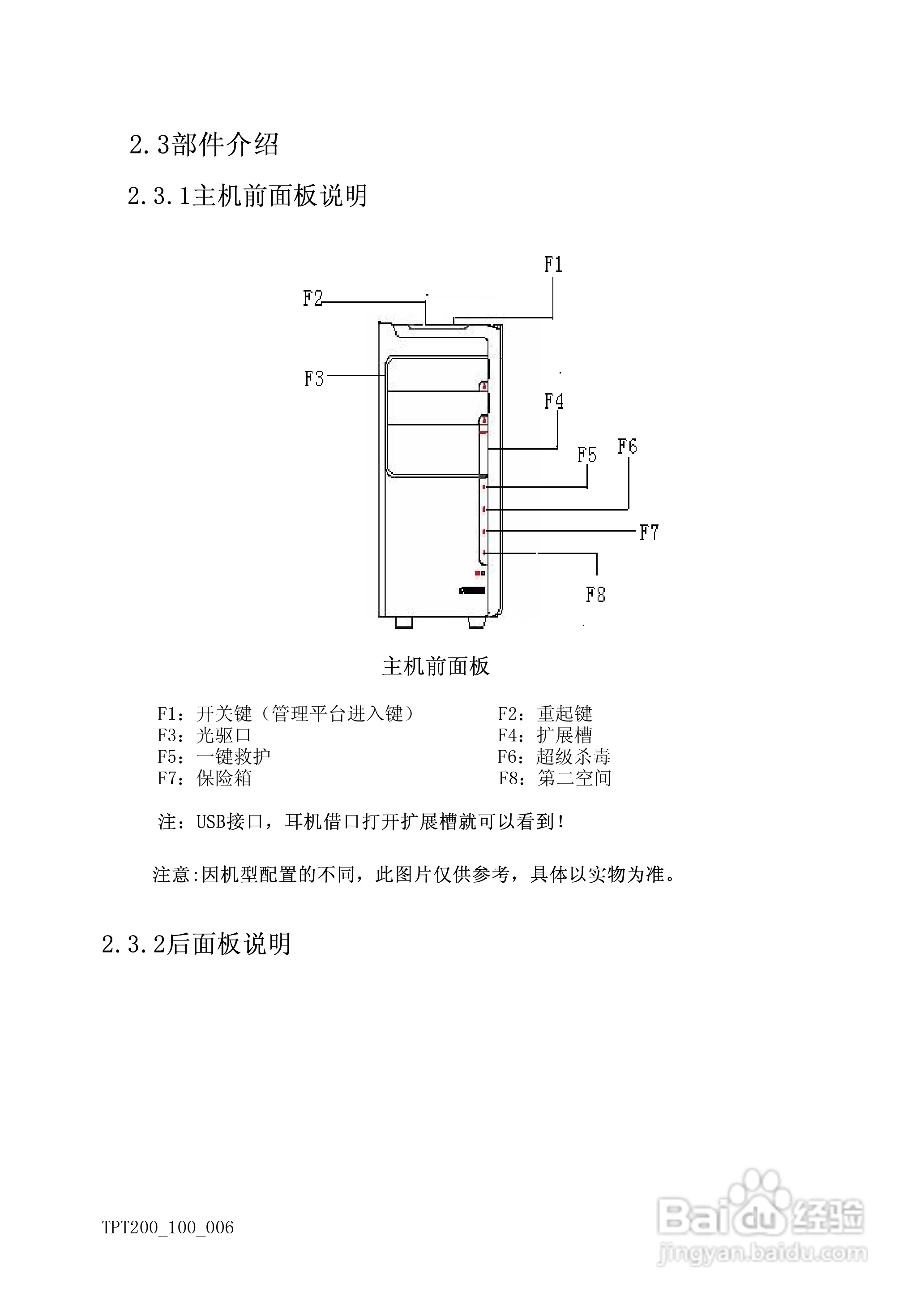 方正天瀑T200系列机型使用说明书:[1]