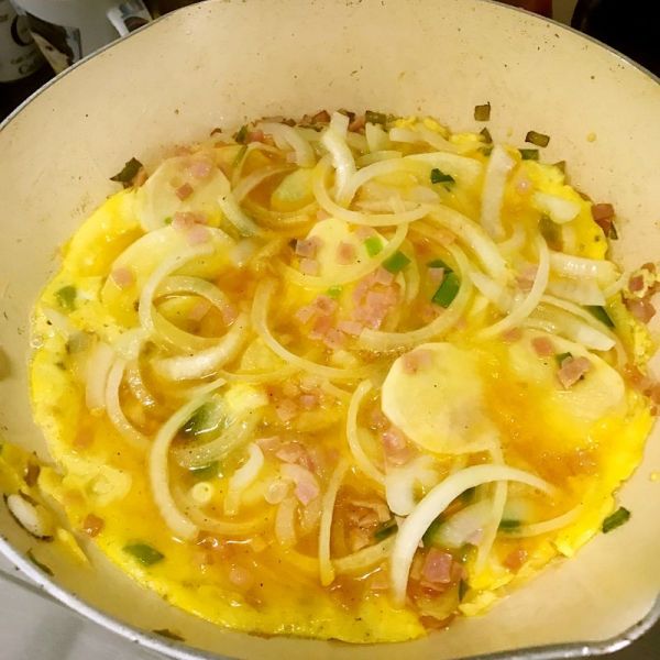 火腿鸡蛋煎土豆