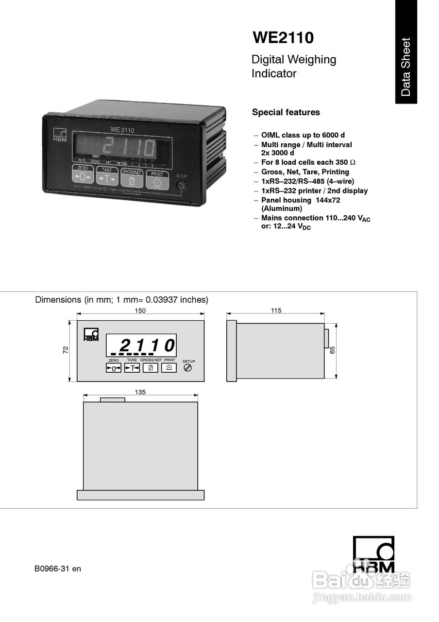 WE2110显示器说明书
