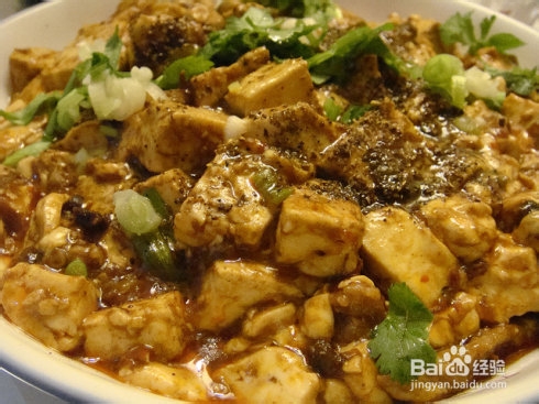 豆腐三吃: 麻婆豆腐，豆花水煮鱼，原味豆腐